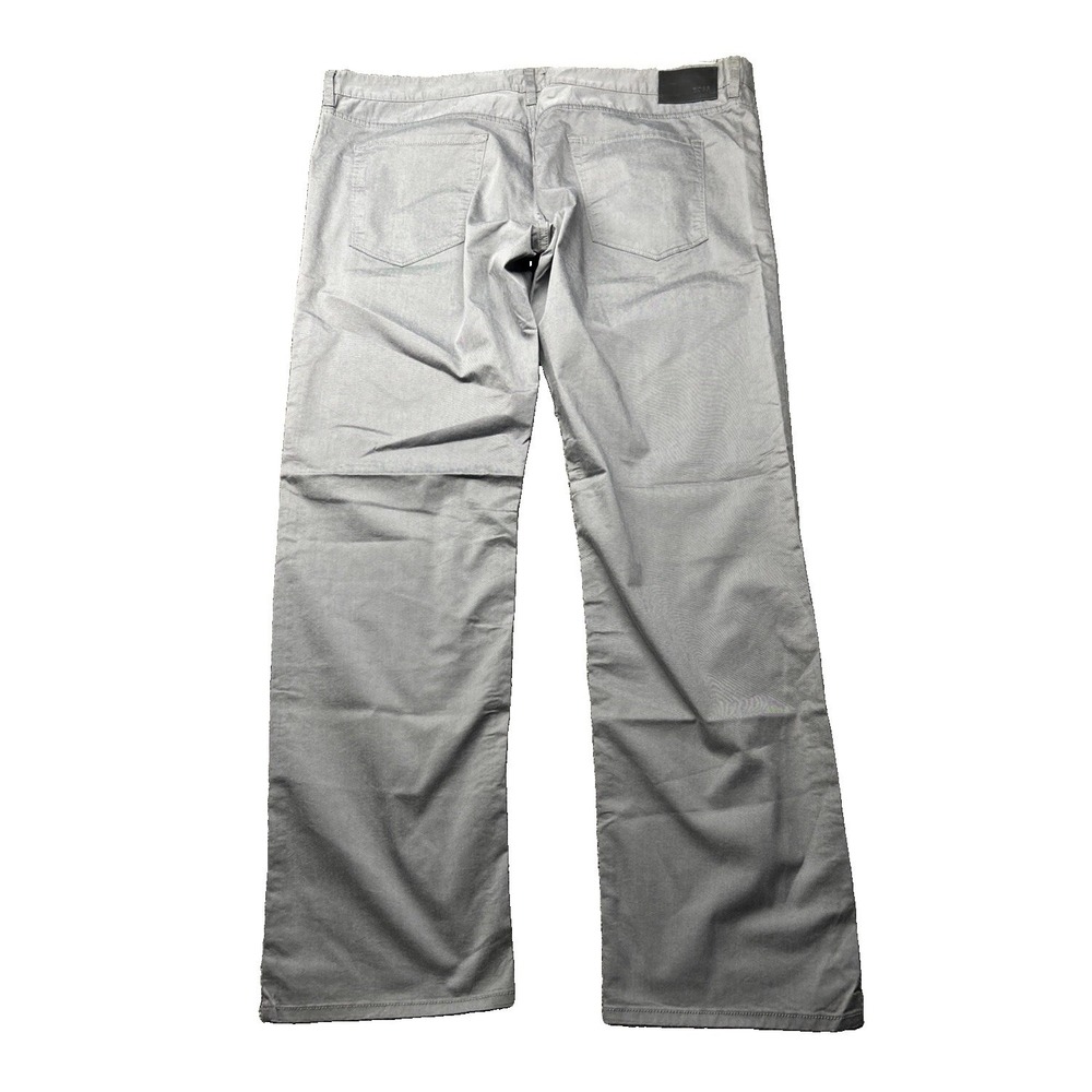 Hugo Boss Maine Mens Pants 42x34 Grey Stretch Regular Fit Dress Pants
